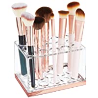 mDesign Práctico expositor de maquillaje – Decorativo organizador de cosméticos para máscara o labiales – Caja para…